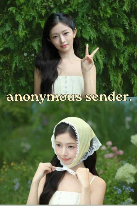 Cover for anonymous sender.